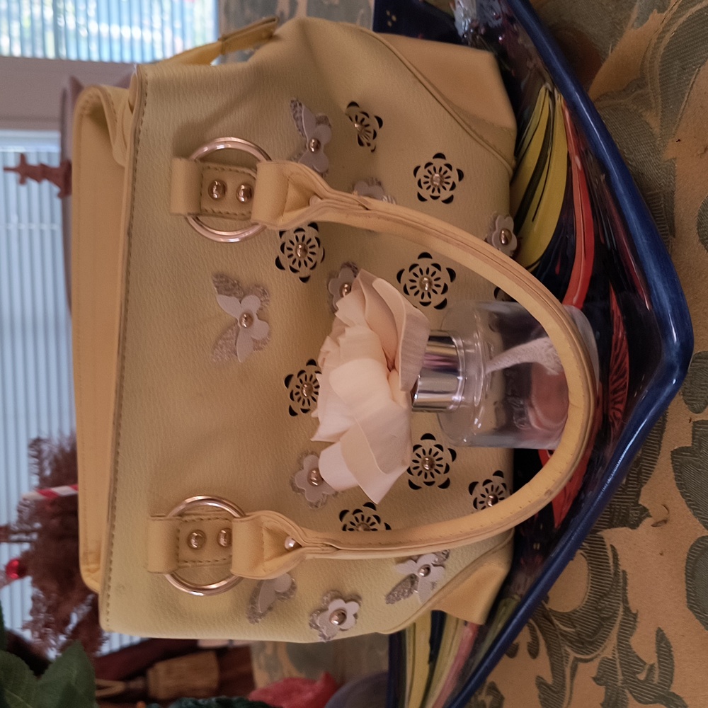 A yellow pocketbook